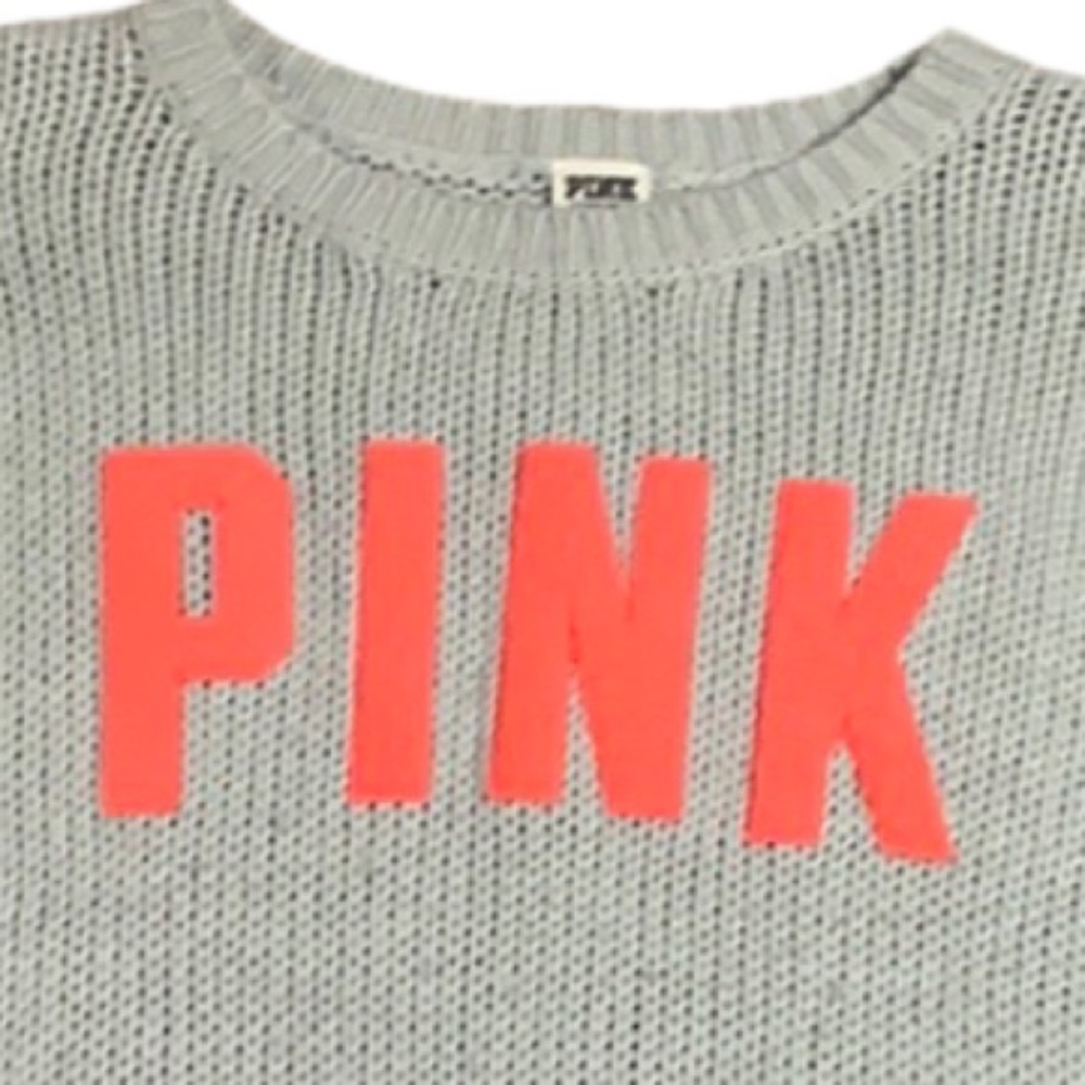 PINK Victoria's Secret Gray Sweater - Picture 2 of 4